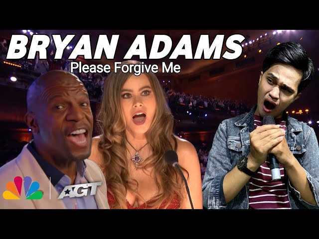 This Man Super Amazing Voice Cover The Song Please Forgive Me - Bryan Adams On Biggest Stage AGT class=