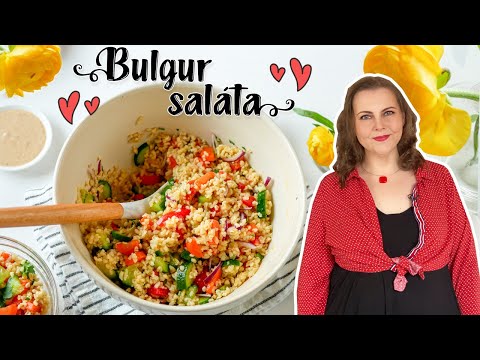 Zöldséges bulgur saláta recept