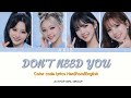 AXIS - "DON'T NEED YOU" (Color code lyrics Han/Rom/English) (AI KPOP GIRL GROUP) 