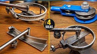Top 4 Pipe Bending Ideas | Amazing DIY Metalworking Tools & Tricks 🔥