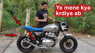 Uplift Seat Modification To Royal Enfield Interceptor 650 - King Indian
