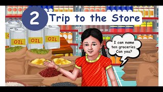 TRIP TO THE STORE  - UNIT 2 -TERM 2 - ENGLISH - 3RD STANDARD