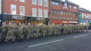 Grantham remembrance parade 2016