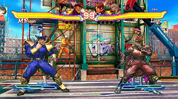 M. Bison & Juri vs Lars & Alisa Street Fighter X Tekken!