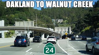 I980 & CA24 East: Oakland to Walnut Creek, California