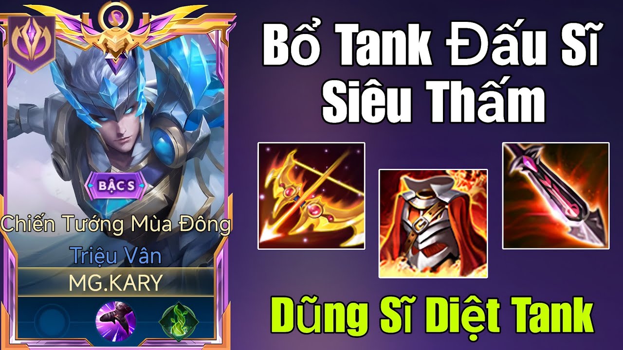 Cận Cảnh Triệu Vân Bổ Tank Cực Thấm Với Giáo Án 