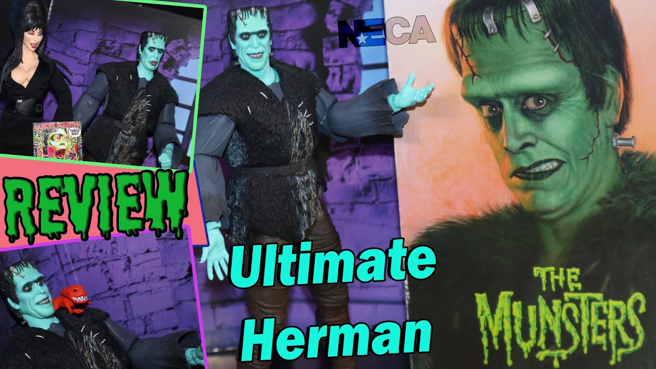 NECA Ultimate Herman Munster Action Figure Review - Haulathon 2023