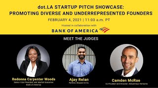 Startup Pitch Showcase: Diverse and Underrepresented Founders in LA