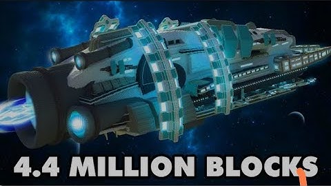 I built the largest spaceship ever created in Minecraft [Time lapse download] #minecraft #tutorial