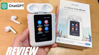 REVIEW: Wooask TransBuds A8 Smart AI Translator TWS Earbuds Powered by ChatGPT?