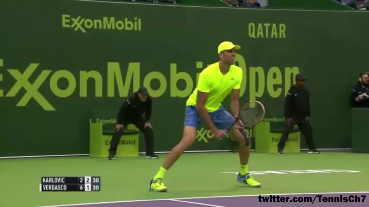 Fernando Verdasco vs Ivo Karlovic Highlights DOHA 2017