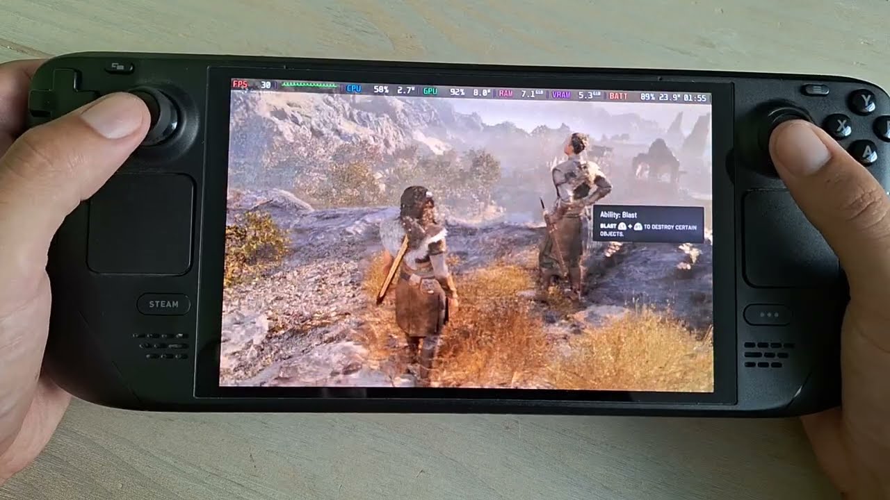 Steam Deck OLED / Echoes of the End Performance / SteamOS