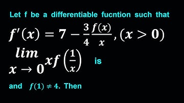 Let f be a differentiable fucntion such that f^