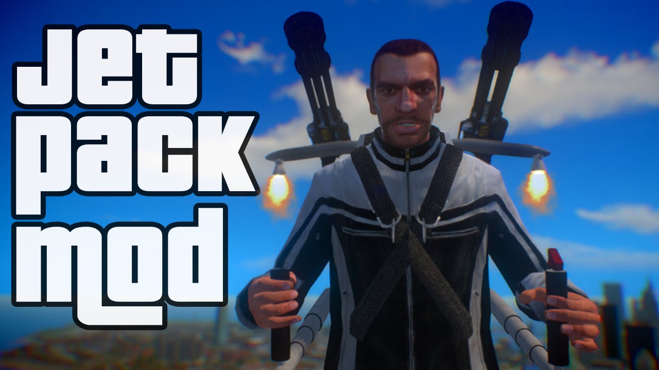 GTA IV - Jetpack MOD (Mochila a Jato) 