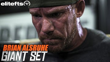 Brian Alsruhe Giant Set Training Session at elitefts S5 Compound | elitefts.com