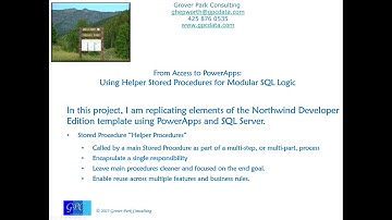From Access to PowerApps: Using Helper Stored Procedures for Modular SQL Logic