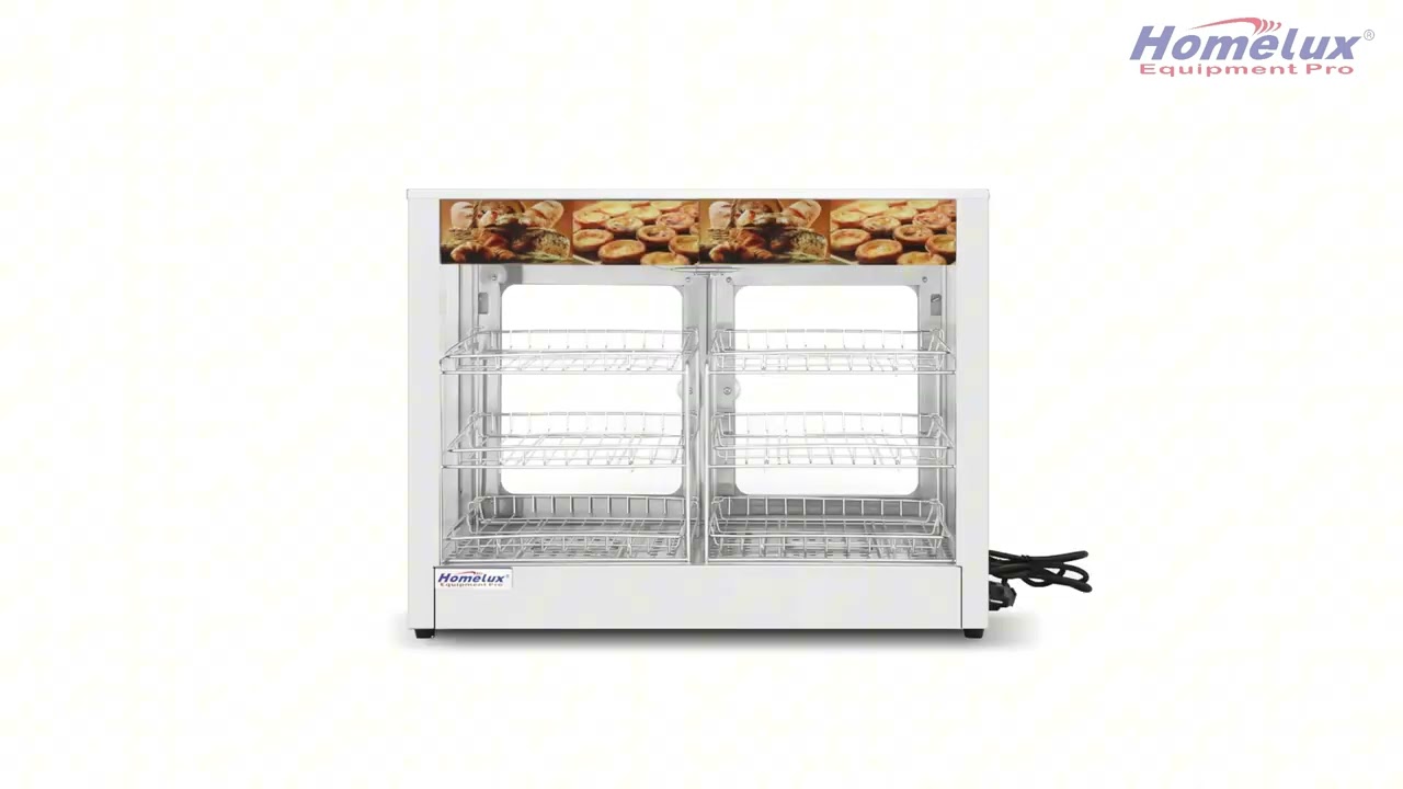 Homelux Electric 2-Door Food Warmer 755mm HMFW-2D
