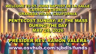 Pentecost Sunday - May 24, 2026