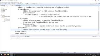 Encapsulation, Inheritance in Java Week 3 - Session 1