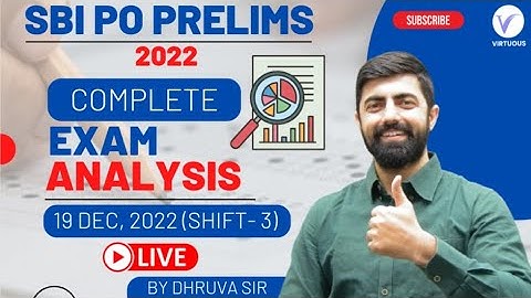 SBI PO PRE 2022 Exam Analysis (Shift-3) || क्या था PAPER का LEVEL || 19th December