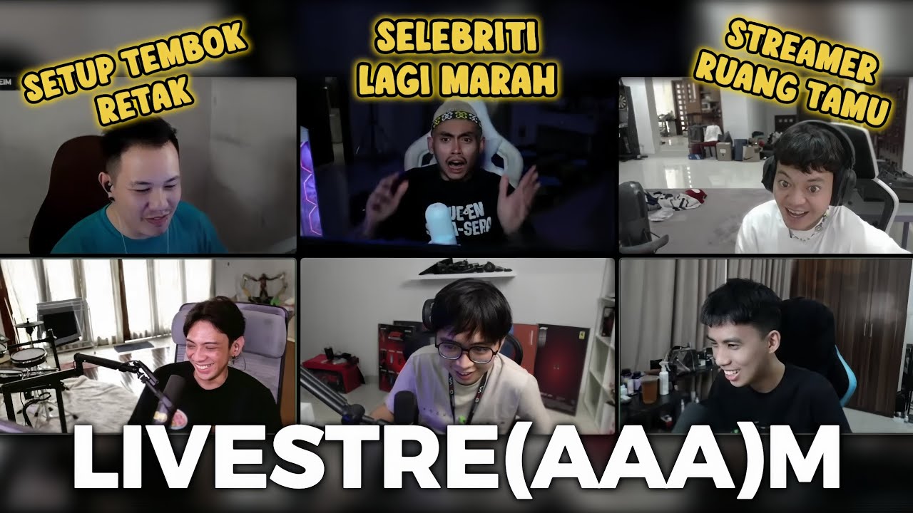 YB LIVE DI RUANG TAMU?! ALOY SELEBRITI?! Momen Kocak AAA Discord Bareng