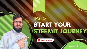Tips To Start Your Steemit Journey - For Beginners
