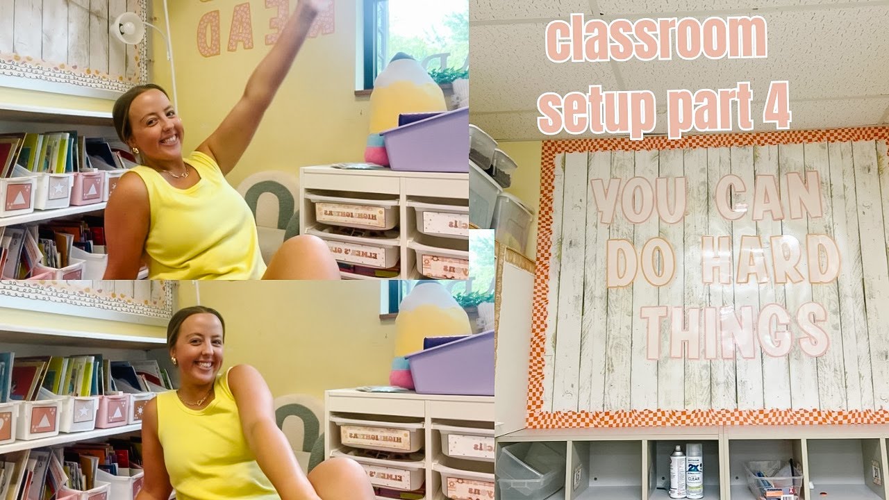 classroom setup part 4 // second year kindergarten teacher!! - YouTube