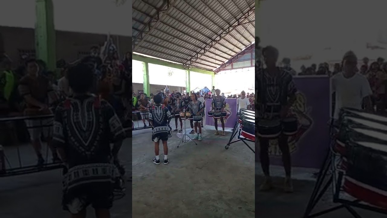 BURGOS SMILE TRIBE- (CHAMPION) tribu drum contest at brgy.cogon roxas city