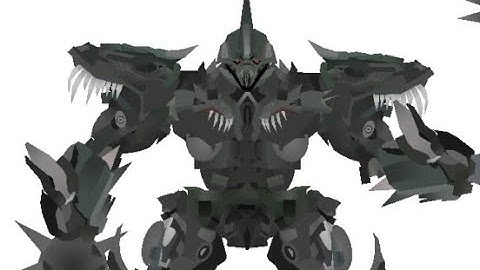 DINOBOT GRIMLOCK WIP PART 1 - TRANSFORMERS SHORT TEST