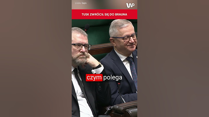 Tusk zwrócił się do Brauna. "Pan jest ostatni, któremu musiałbym tłumaczyć" #shorts