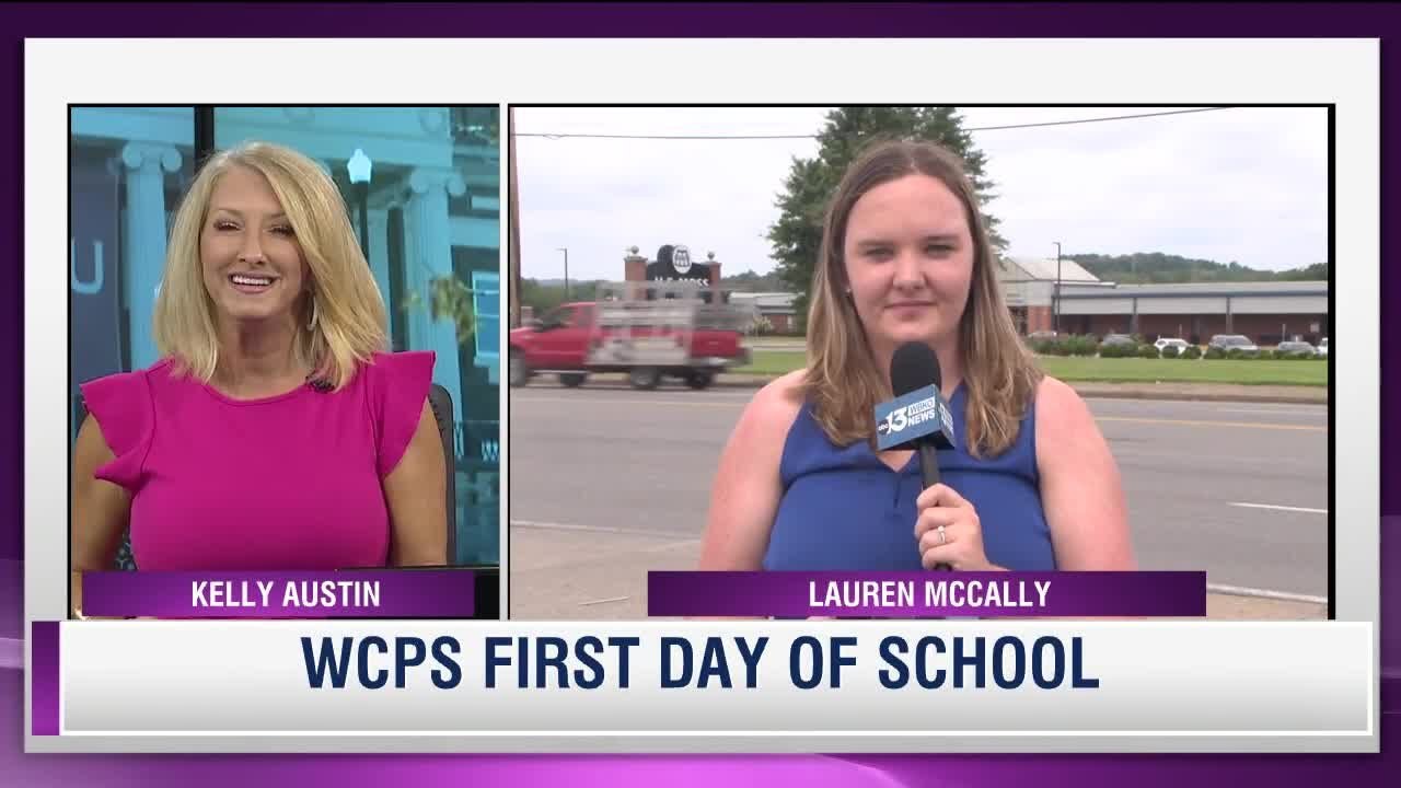 Moss Middle School welcomes students back for the first day of a new ...