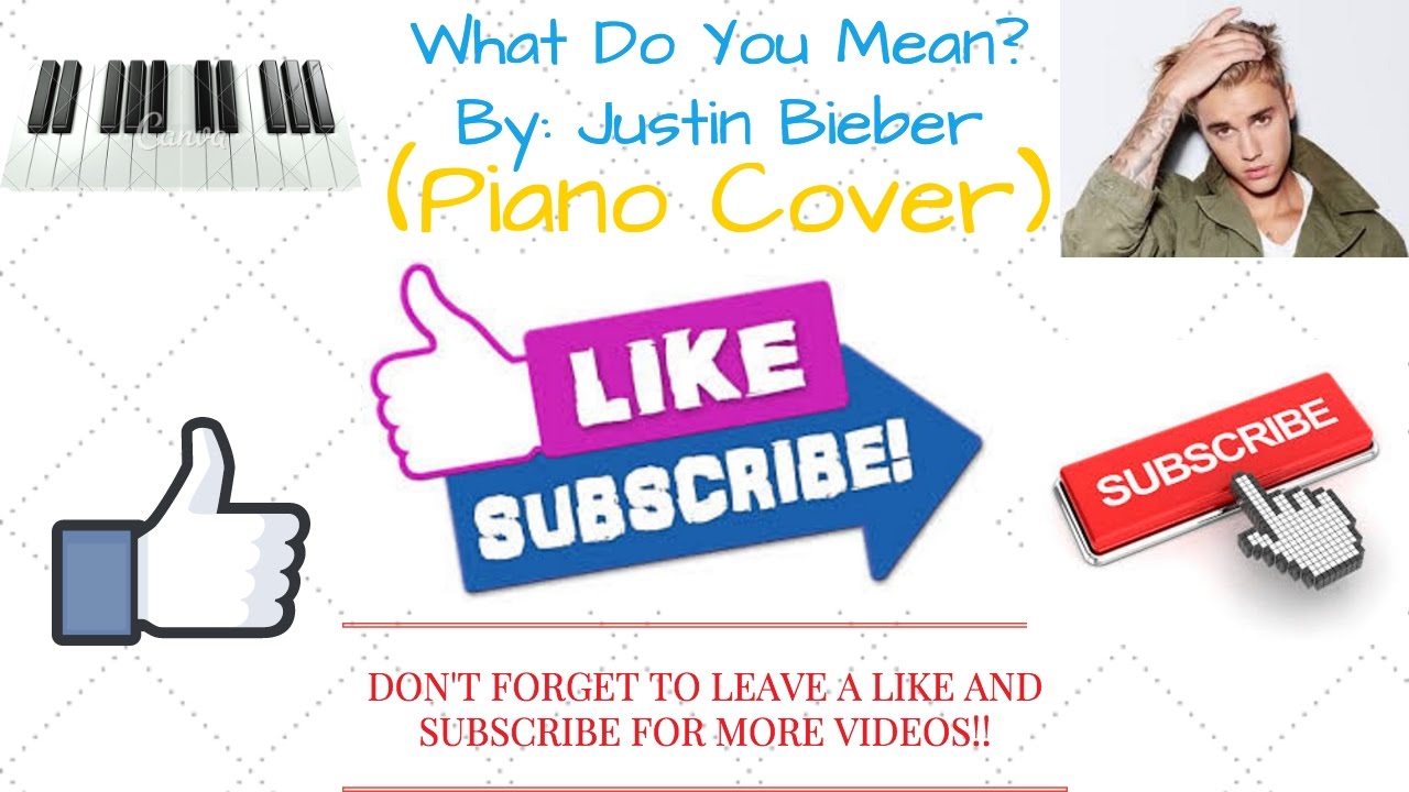 What Do You Mean (Piano Cover) ILoveMusic PianoCover JustinBieber