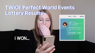 Checking Events Lottery A and B Prize Results | TWICE Perfect World