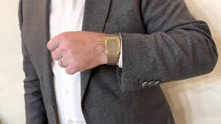 Vidéo: Montre Audemars Piguet Royal Oak Jumbo Or et Acier Homme ref 6005 vers 1985 . Quartz