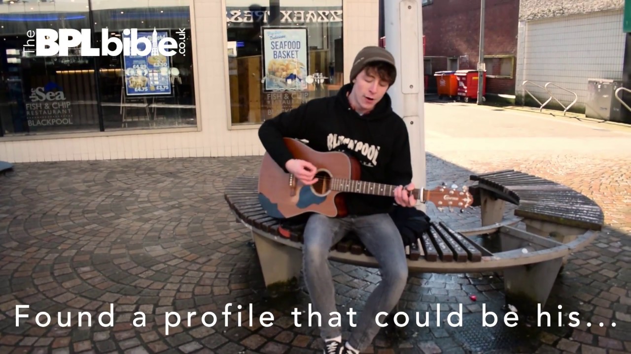 Solomon Couch Busking in Blackpool
