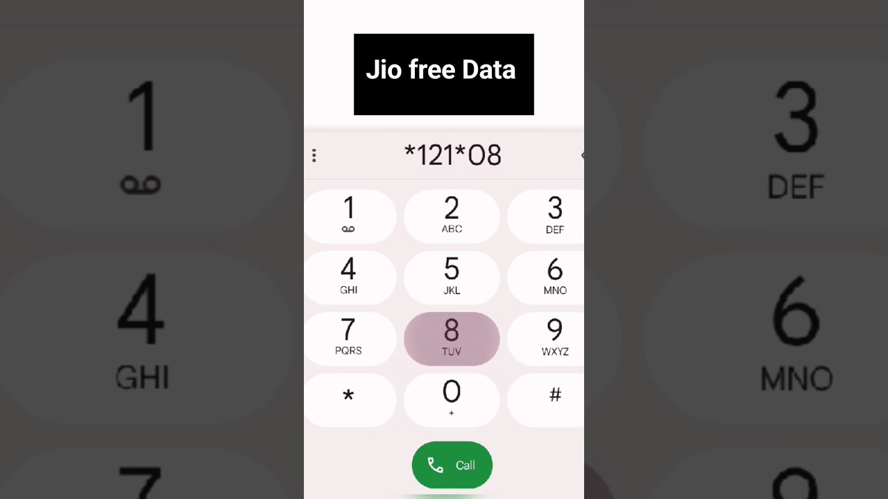 Jio free data code 2024 