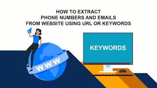 How to extract phone number and emails from website?  Web Phone and Email Extractor Software