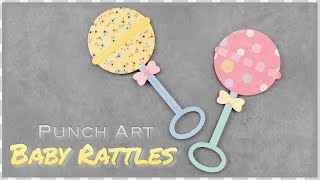 Punch Art Baby Rattles