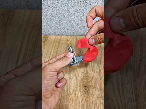 أدخل البالون في رأس البوتاجاز النتيجة كانت رائعة ابتكار  فكرتين  