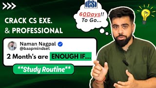 Are 2 Months ENOUGH to Pass CS Exams 🤔? CS Executive and Professional