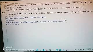 Python programming bike rental program #python  #pythonprogramming