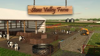 REAL LIFE 1000 COW DAIRY FARM BUILD | Stone Valley Farm | Farming Simulator 22