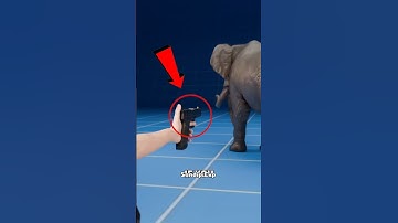 "What Happens If You Shoot a Bullet at an Elephant? 🐘" Elephant vs Bullet #shorts #3danimation