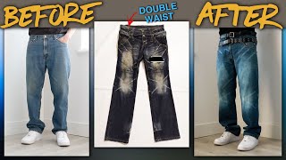 DIY | Custom PPFM Double Waist Denim Jeans | JULIUS