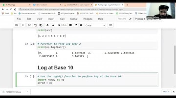 How to use the NumPy log function in Python