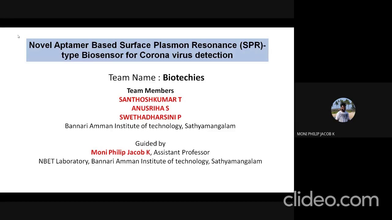 Novel Aptamer Based Surface Plasmon Resonance (SPR) - type biosensor ...