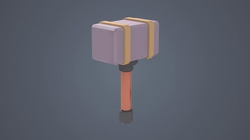Low Poly | Hammer | LVL01
