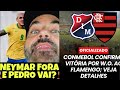 URGENTE! MENGÃO VENCE MEDELLIN POR W.O E É LÍDER GERAL DA LIBERTADORES! NEYMAR FORA E PEDRO NA COPA?