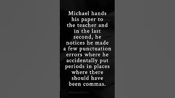 Two Sentence Horror Stories #10: "Punctuation Errors"