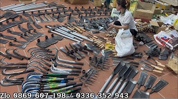 Từ 40k. Đồ nông nghiệp, quốc ,dầm ,xẻng,mai,rèn từ nhíp oto.các loại phục vụ nhà nông,làm vườn cây.